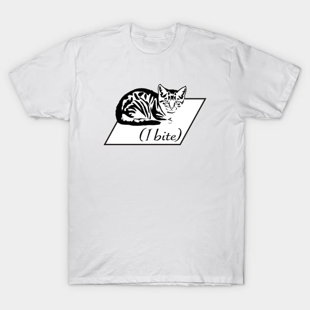 Bite Kitten T-Shirt by Nerdpins